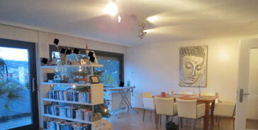 Terrassenwohnung mit tollem Blick Richtung Turmberg