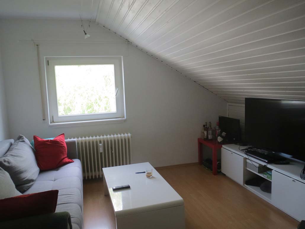 2-Zimmer-Dachgeschoßwohnung in Durlach-Aue